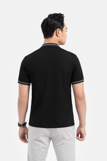 Áo polo nam cổ dệt cao cấp