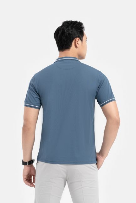 Áo polo nam cổ dệt cao cấp