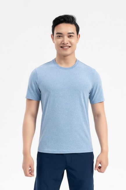 Áo T-shirt nam cổ bo tròn cao cấp