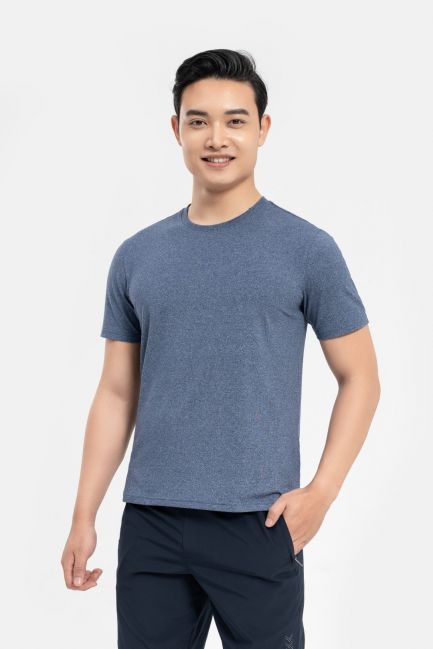 Áo T-shirt nam cổ bo tròn cao cấp