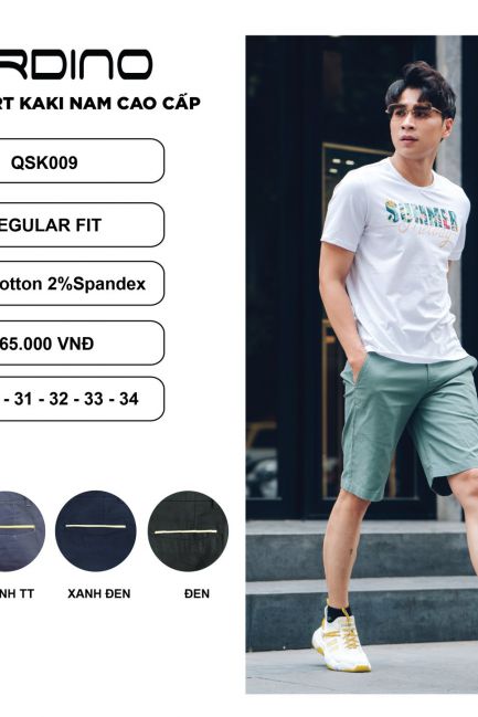 Quần Short Kaki Cardino Việt Nam – QSK009