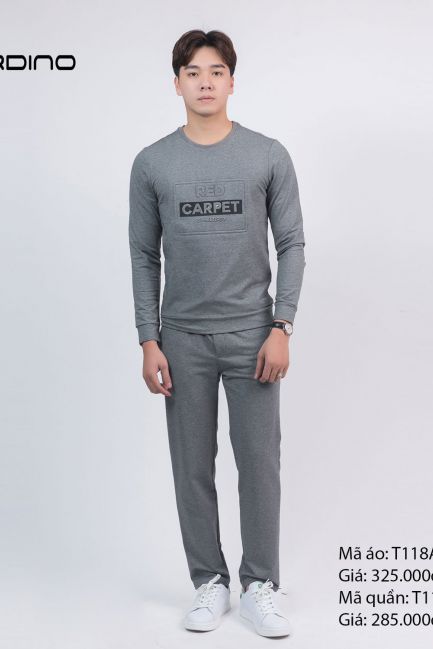 Bộ nỉ thu đông nam Cardino Việt Nam T118ABDO022