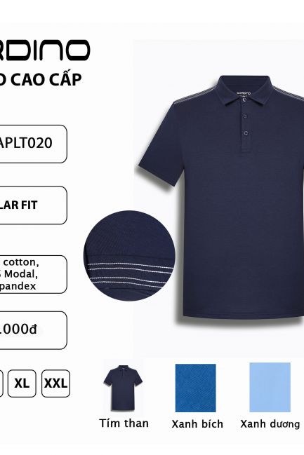 Áo polo nam Cardino Việt Nam H119APLT020