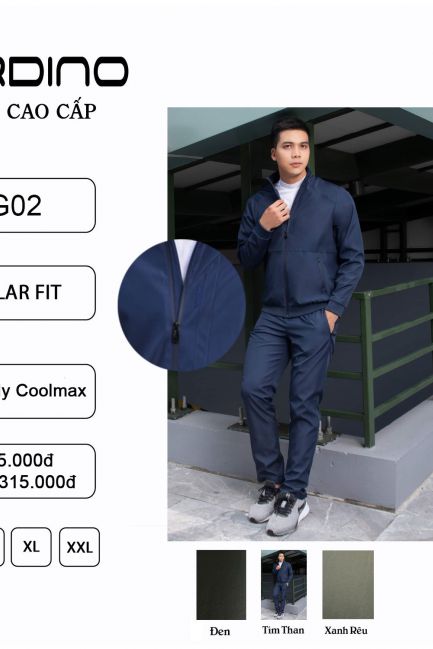 Áo khoác gió nam Cardino Việt Nam BG02