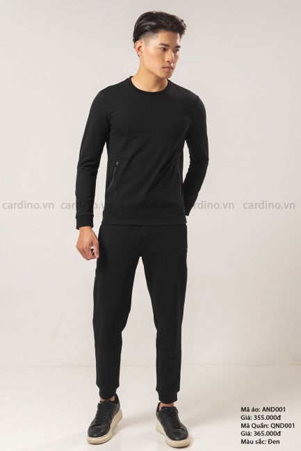 Bộ quần áo nỉ da cá nam cardino Việt Nam ND001