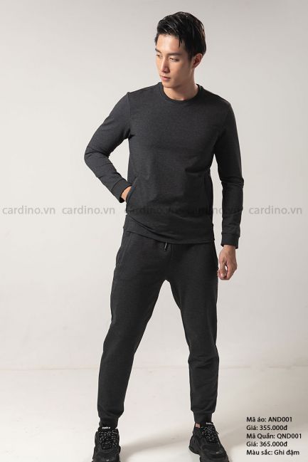 Bộ quần áo nỉ da cá nam cardino Việt Nam ND001
