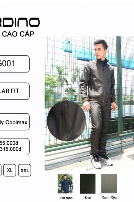 Áo khoác gió nam Cardino Việt Nam BG01