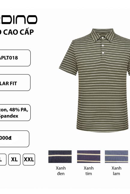 Áo Polo Tshirt Nam Cardino Việt Nam H119APLT018