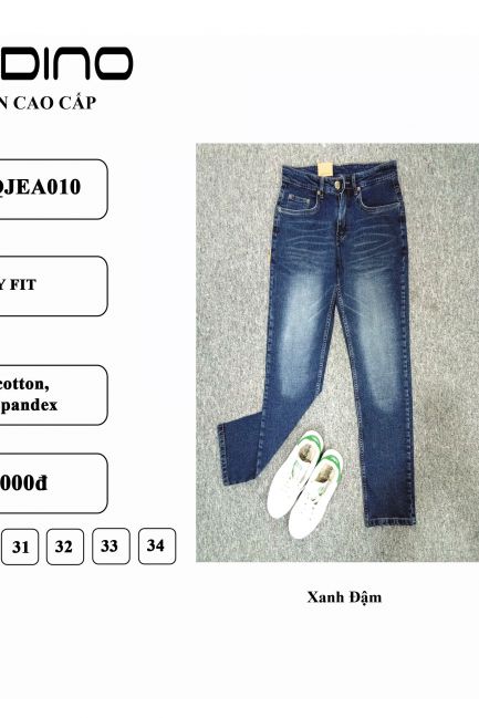 Quần jeans (Bò) Nam Cardino Việt Nam QJEA010