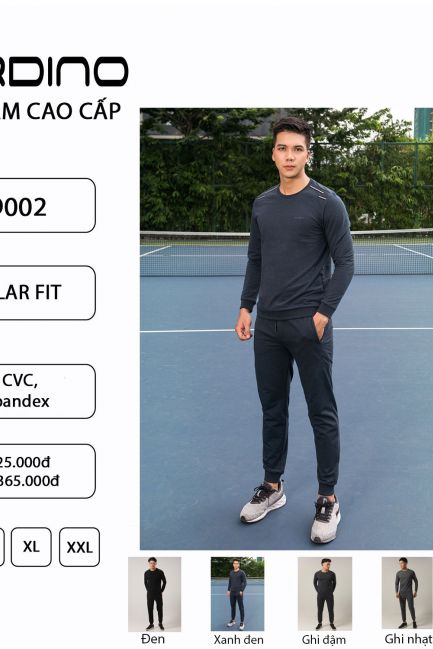 Bộ quần áo nỉ thu đông Cardino Việt Nam ND002