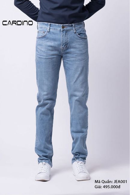 Quần bò (jean) cotton Cardino Việt Nam JEA001